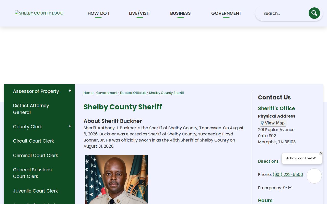 Shelby County arrest warrant service through the current Sheriff’s Office